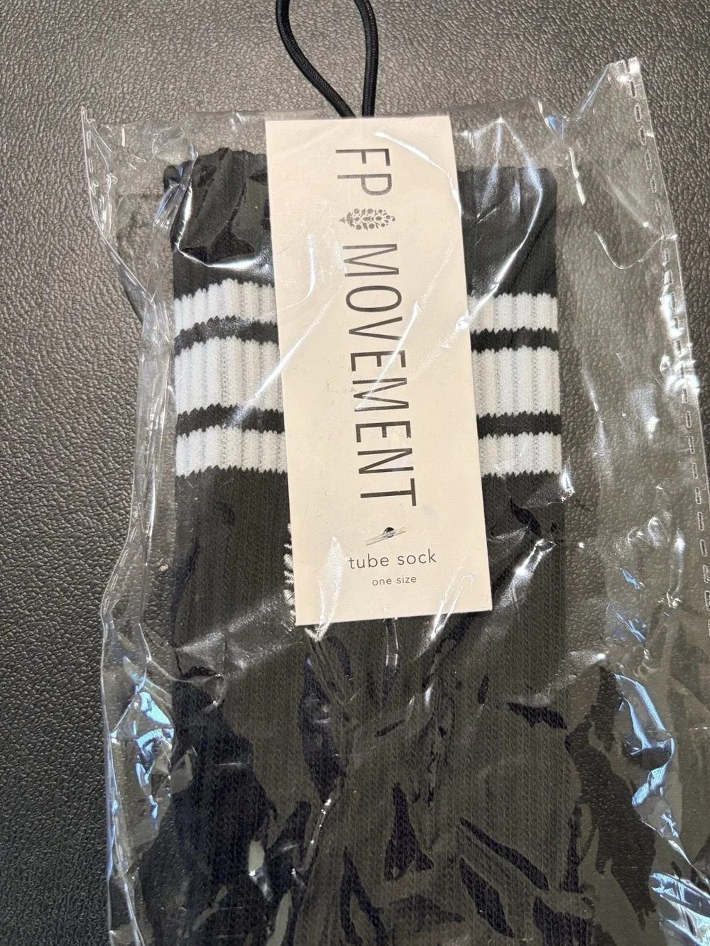 Free People Movement Logo Stripe Tube Sock